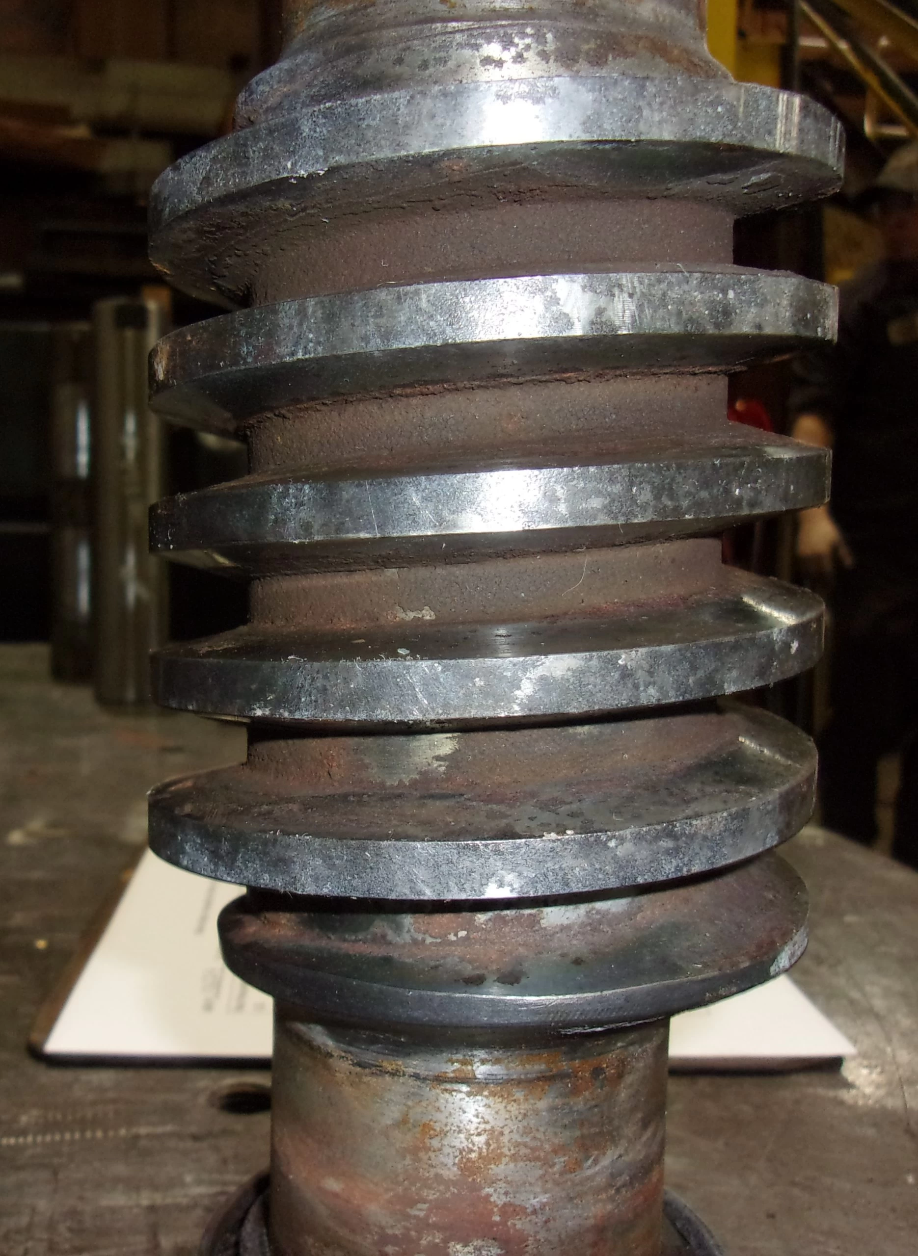 Rusted Worm Shaft